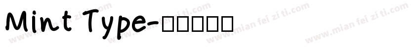 Mint Type字体转换